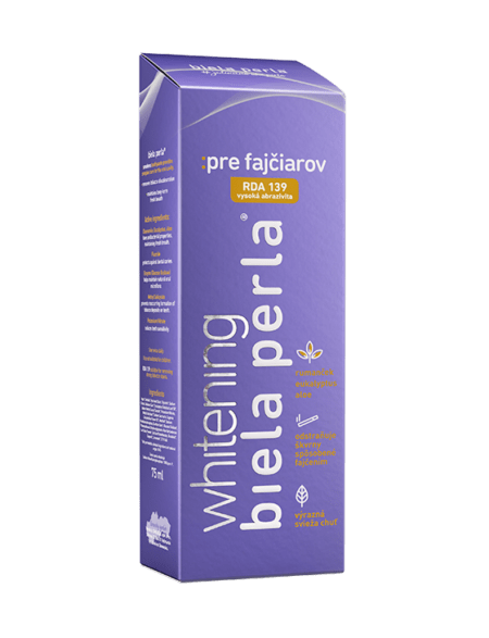 Bieliaca zubná pasta :pre fajčiarov